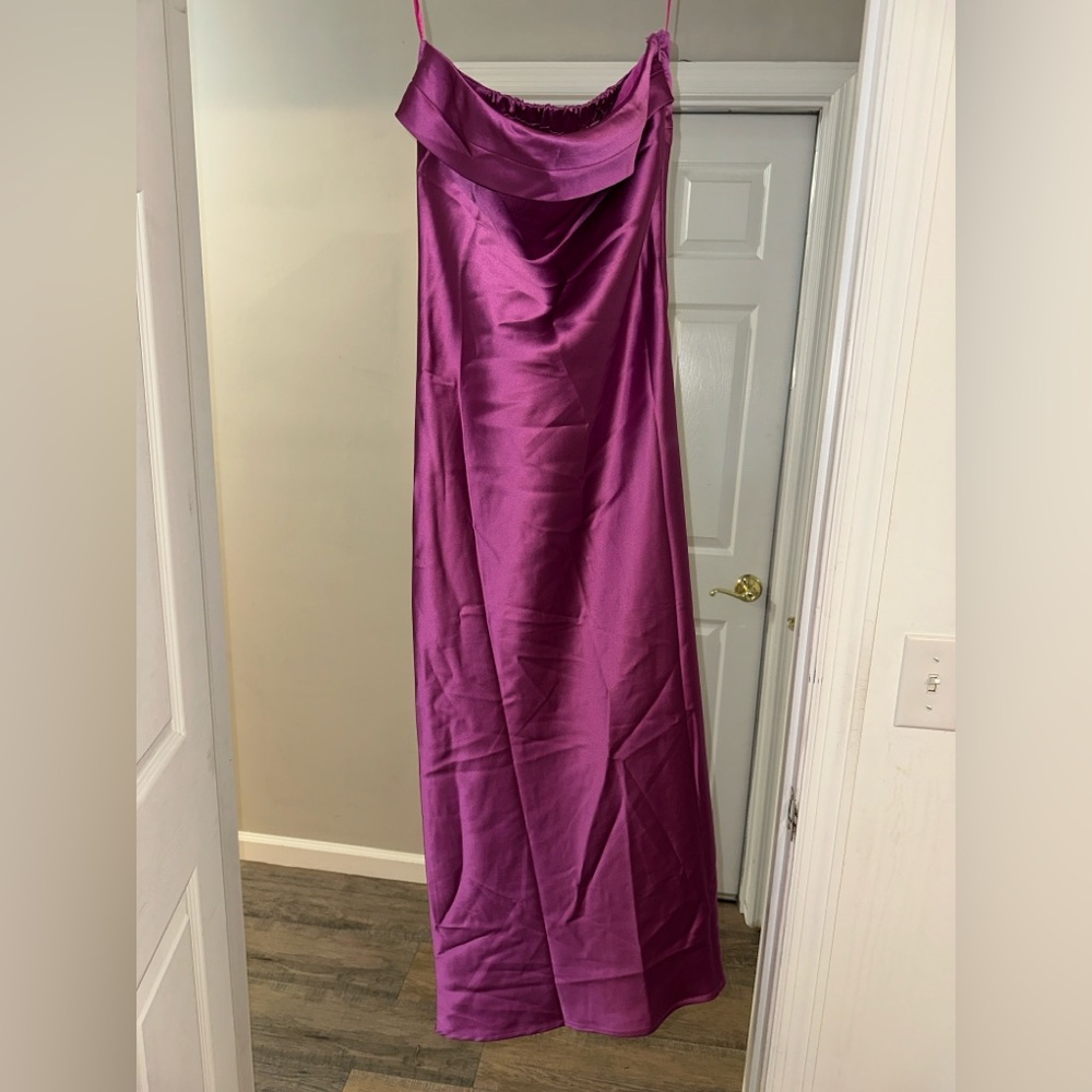 Satin Maxi Dress